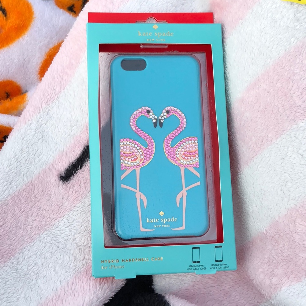 Kate spade iPhone 6 Plus flamingo case